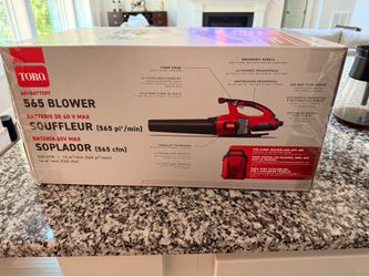 New!! Toro Leafblower with battery and charger.