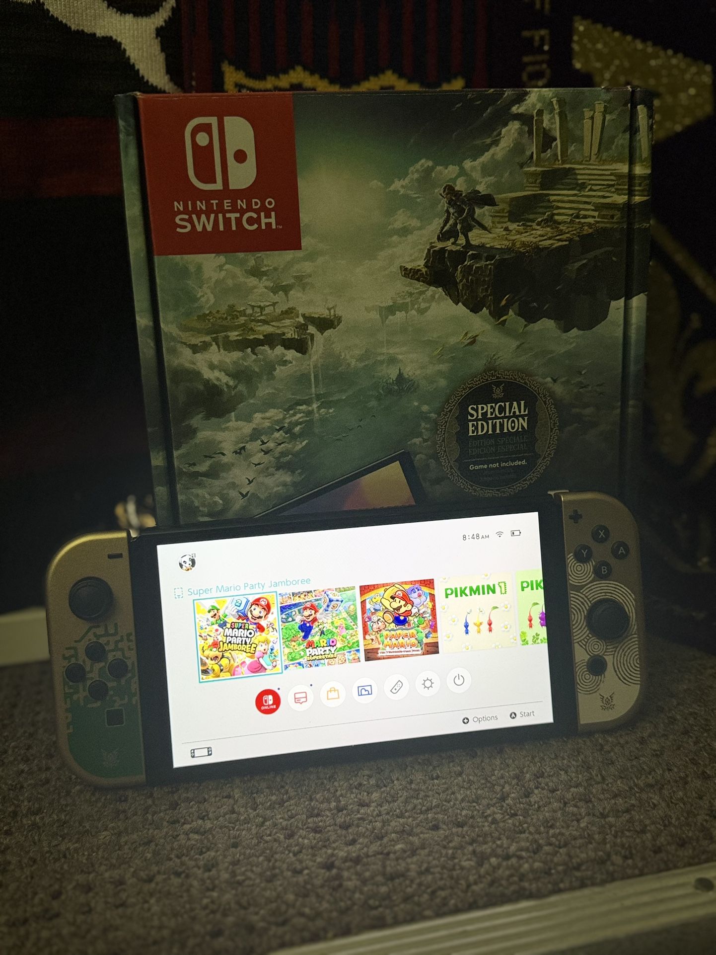 Nintendo Switch OLED The Legend of Zelda: Tears Of The Kingdom Console & Games 