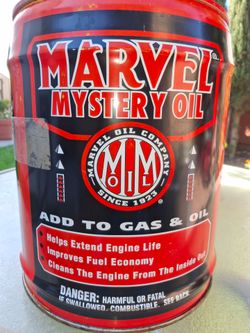 MARVEL MYSTERY OIL 5 GALLIN BUCKET.EMPTY!