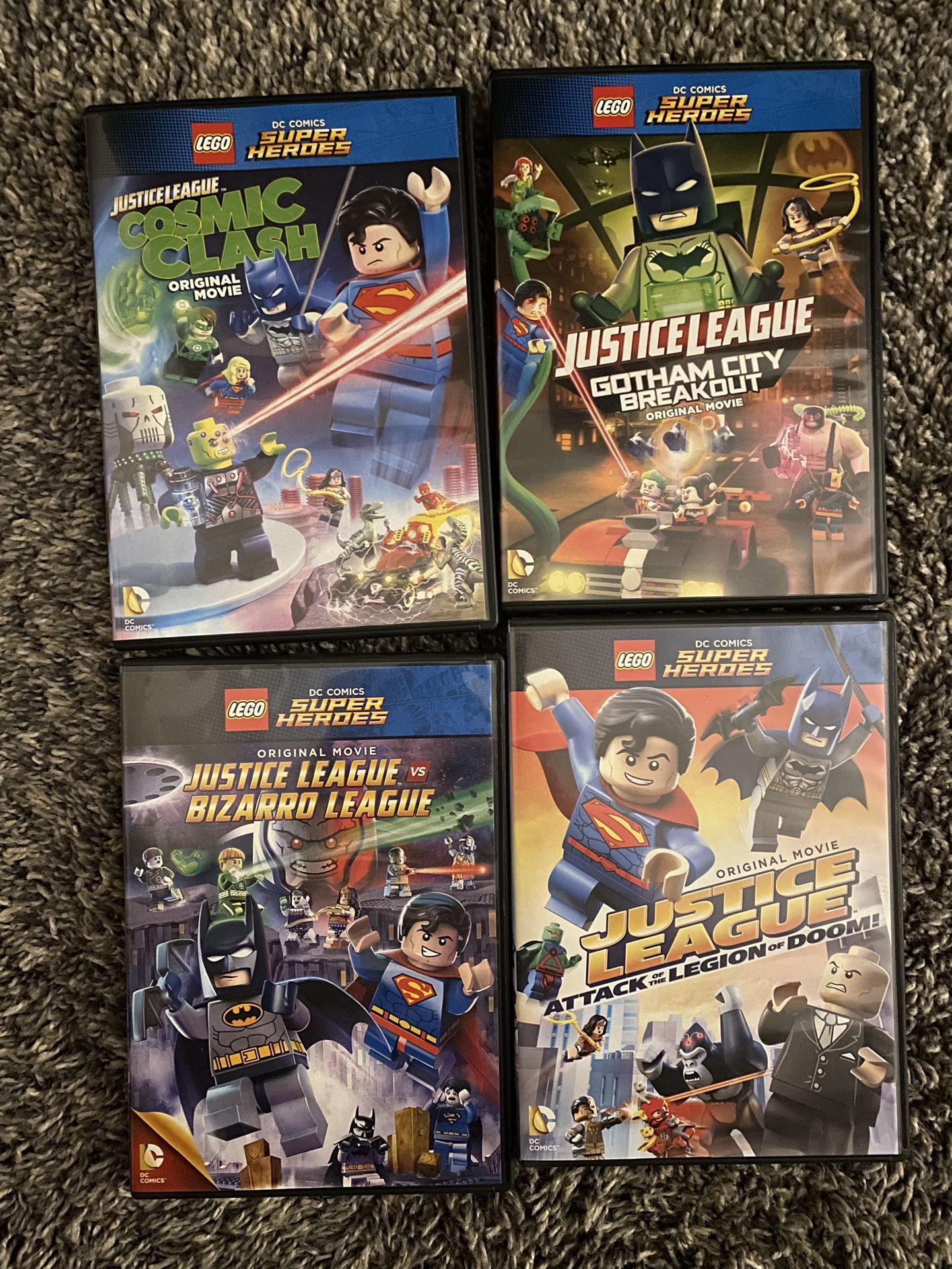 LEGO Dc Comics Super Heroes DVDs