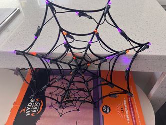 16” led light up spiderweb Halloween decoration