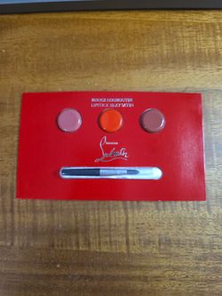 Christian Louboutin Lip Color Sample Rouge Louboutin Silky Satin Sample Card