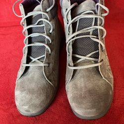  DULUTH Steel Creek Suede Leather Ankle Boots Lace 39703 GREY Womens Shoes Size 11‼️ NEW - NO BOX ‼️