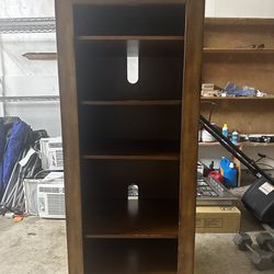 Wooden Book Shelf Organizer