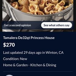 Brand New Princess House Tamalera