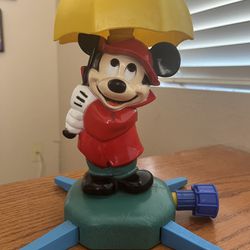 Vintage 1960s Mickey Mouse Garden Hose Water Sprinkler