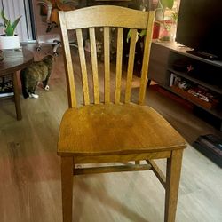 Real Oak Wood Chair