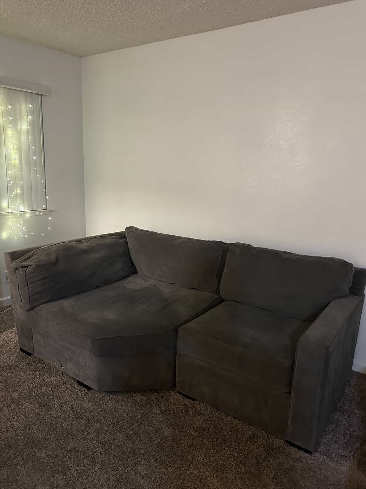 Dark Gray Sectional Sofa – Great Condition!