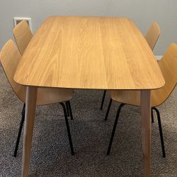 Dining Table With 4 Chairs