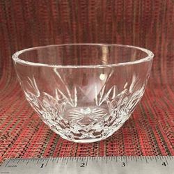 Vtg Waterford Crystal Giftware “Thank You” Tulip Pattern Vanity Dish