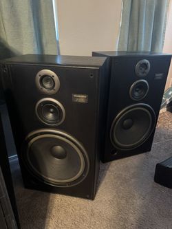 Vintage Technics 3 Way Floor Speakers House Party!!!Rare