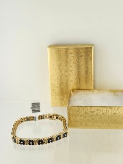 14k Yellow Gold  Diamond Bracelet 💎