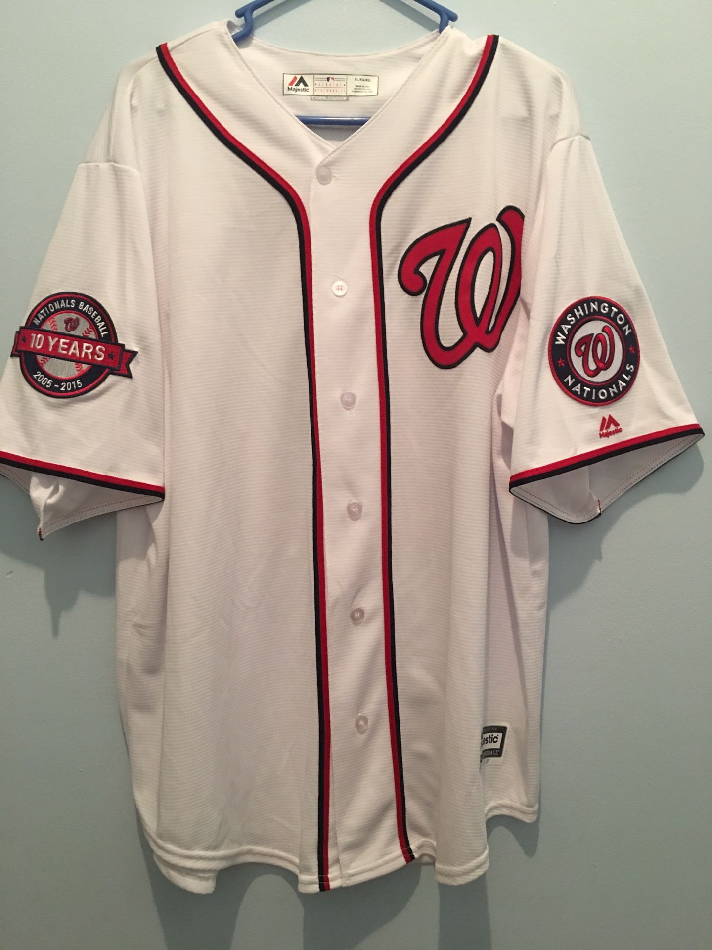 Strasburg 10 year anniversary jersey