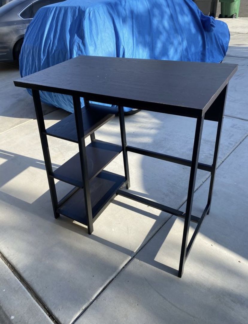 Standing Brown Office Desk