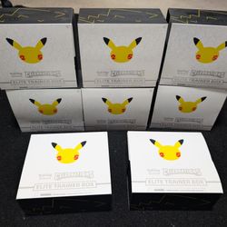Pokemon 25th Anniversary Etb (Empty) ($10 Each)