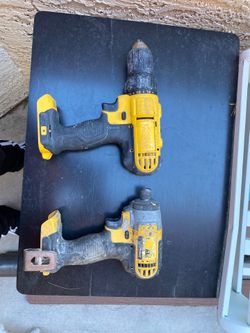 Dewalt clutch drill and dewalt impact drill 20v no batteries