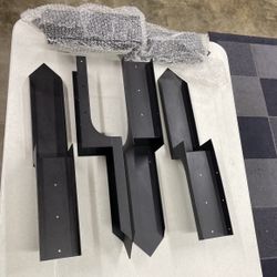 4 X 4 Post Holders. Qty. 6 Use For Fencing Or Other. 