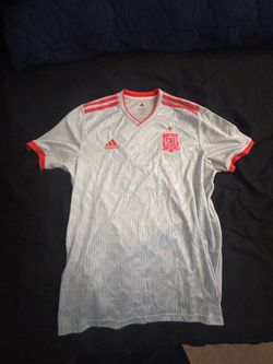 Spain soccer jersey 2019 away blank