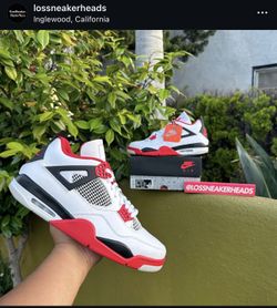 Jordan 4 Fire Red Size. 13