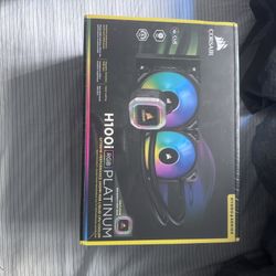Brand New Corsair H100i RGB Platinum – 240mm Liquid CPU Cooler (Sealed) 