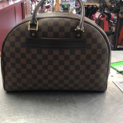 96091 Louis Vuitton NOLITA PM Damier Ebene Canvas Shoulder Bag 586897