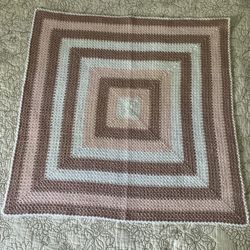 Newly Hand-Crocheted Baby Afghan