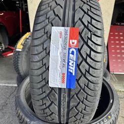 295-30-26 Dcenti D9000 107W XL Brand new 4 tires 295/30R26 llantas