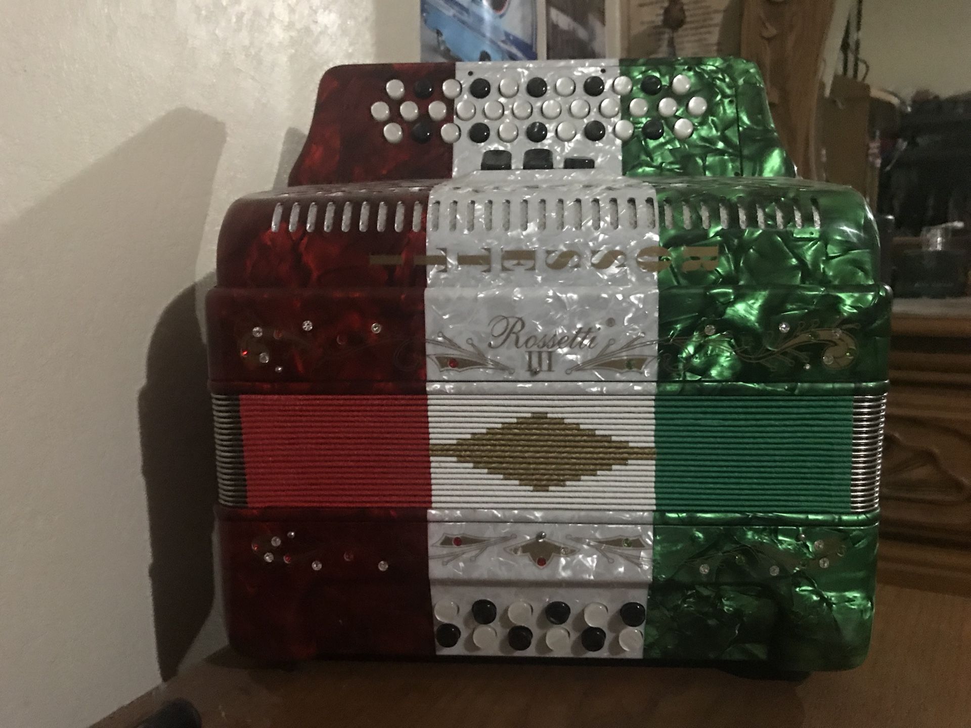 Acordeon rossetti 3 registros