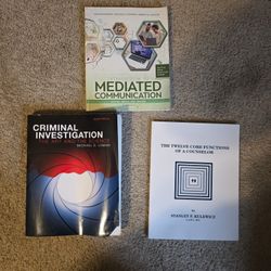 Criminal Justice, Communication Books For College