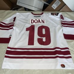 Shane Doan Ccm Phoenix Coyotes Jersey White Clean Sewn Men Large Mic 2003 Howlin