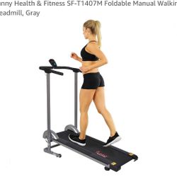 Foldable Manual Walking Treadmill