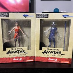 Diamond Select Toys Avatar The Last Airbender Aang & Aang Avatar State Figure
