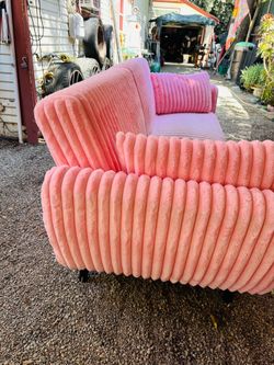 Pink Futon Couch / Bed
