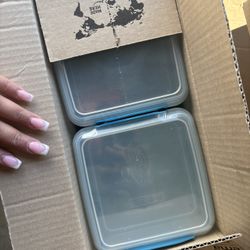 4 Ct Sand Which Box Tupper Ware , 