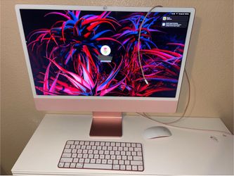 Pink apple desktop