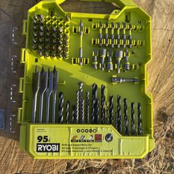Ryobi Drill & Impact Drive Kit -81 Pieces r Included
