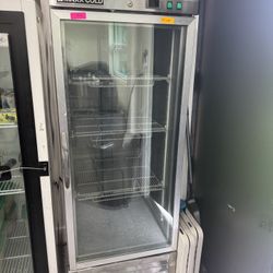 Maxx Single Glass Door Reach-In Refrigerator, in Stainless Steel