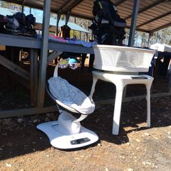 Baby Crib And Rocker