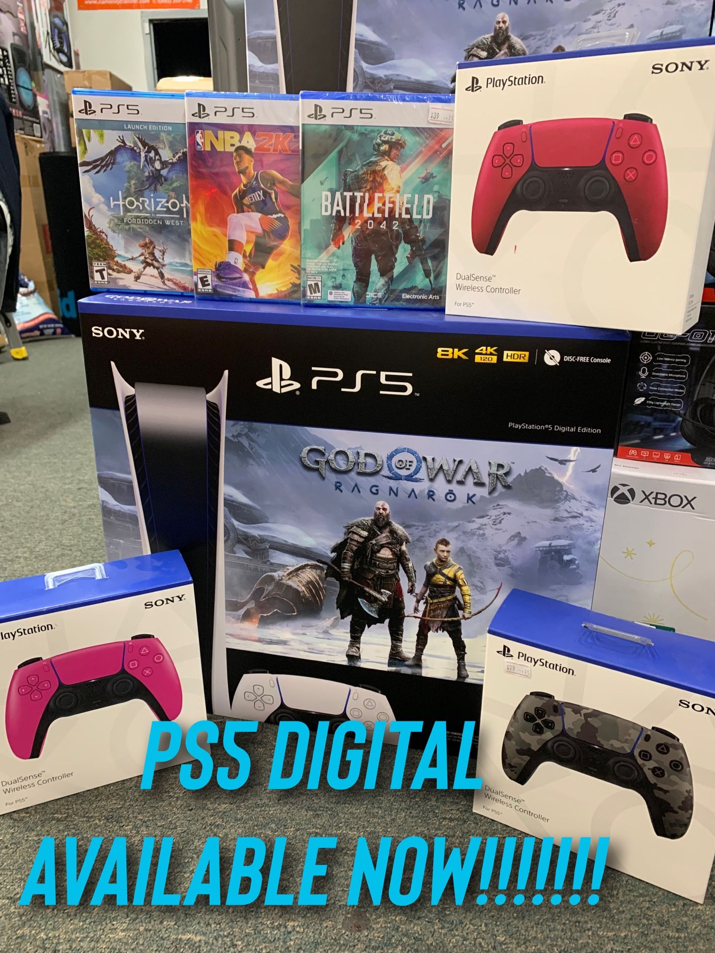PS5 DIGITAL AVAILABLE NOW!!!!!!