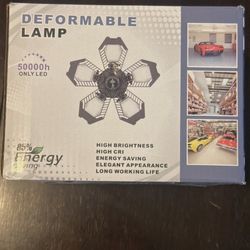 New 150W 5 panel, Deformable Lamp with motion sensor