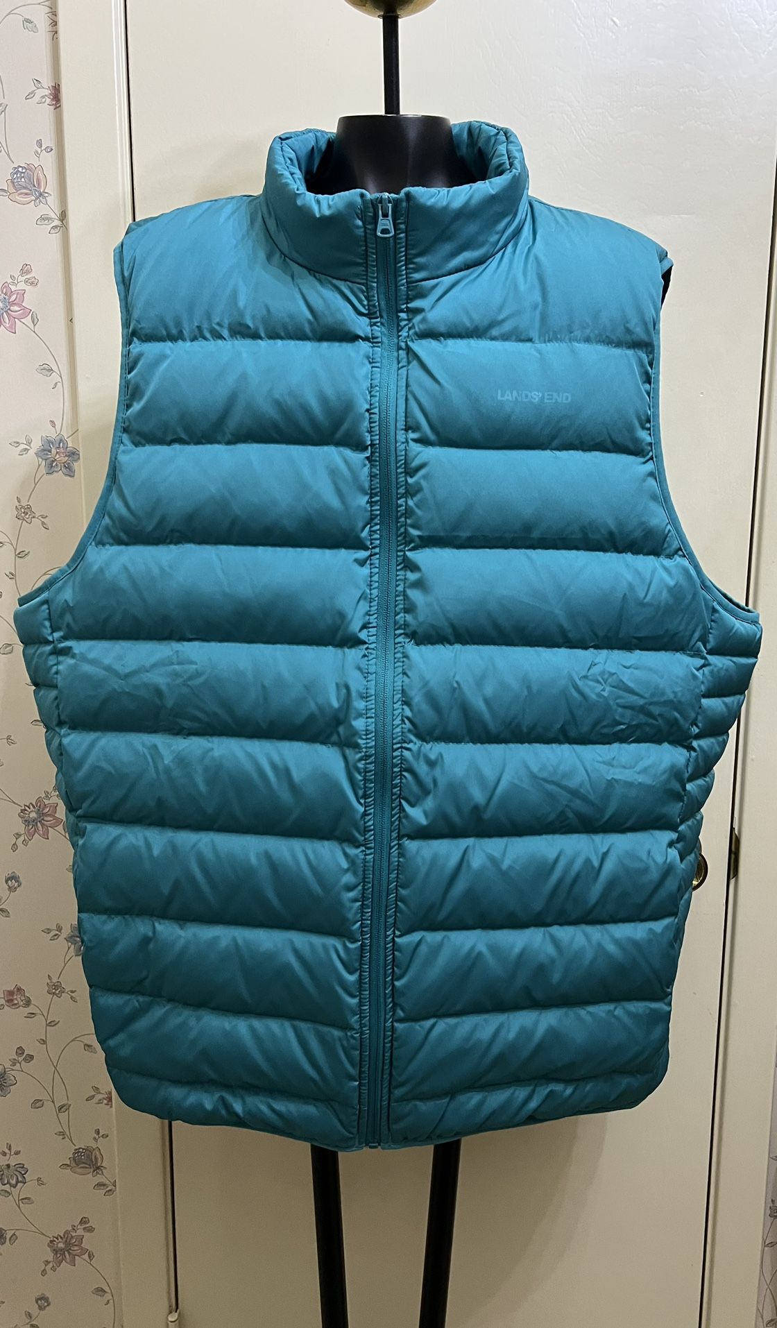 NWT Mens Lands’ End Puffer Vest Size XL Tall
