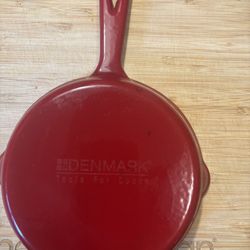 Small Enameled Cast Iron Skillet 