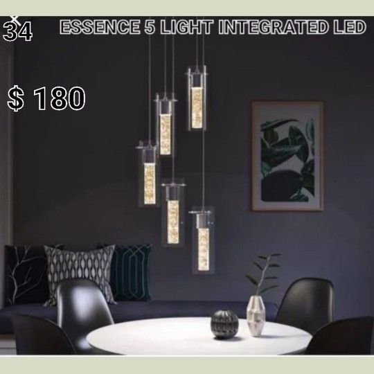 Brand New Artikka Essence 5 Lights Integrated Led Adjustable