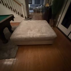 FREE Large Microfiber Ottoman 