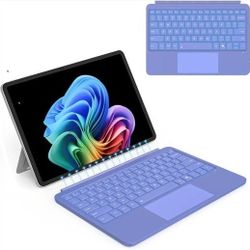 Keyboard for Microsoft Surface Pro 12 inch (2025), Bluetooth Wireless Magnetic Keyboard with Multi-Touch Trackpad, Rechargeable Battery