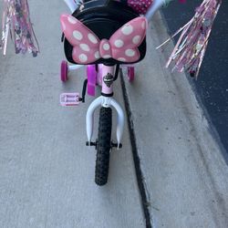 Huffy Disney Minnie Mouse Kids' Bike - 12" Wheels - Training Wheels - Pink