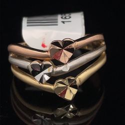14KT Tri Color Ring  3.20g Size 7 165649/3