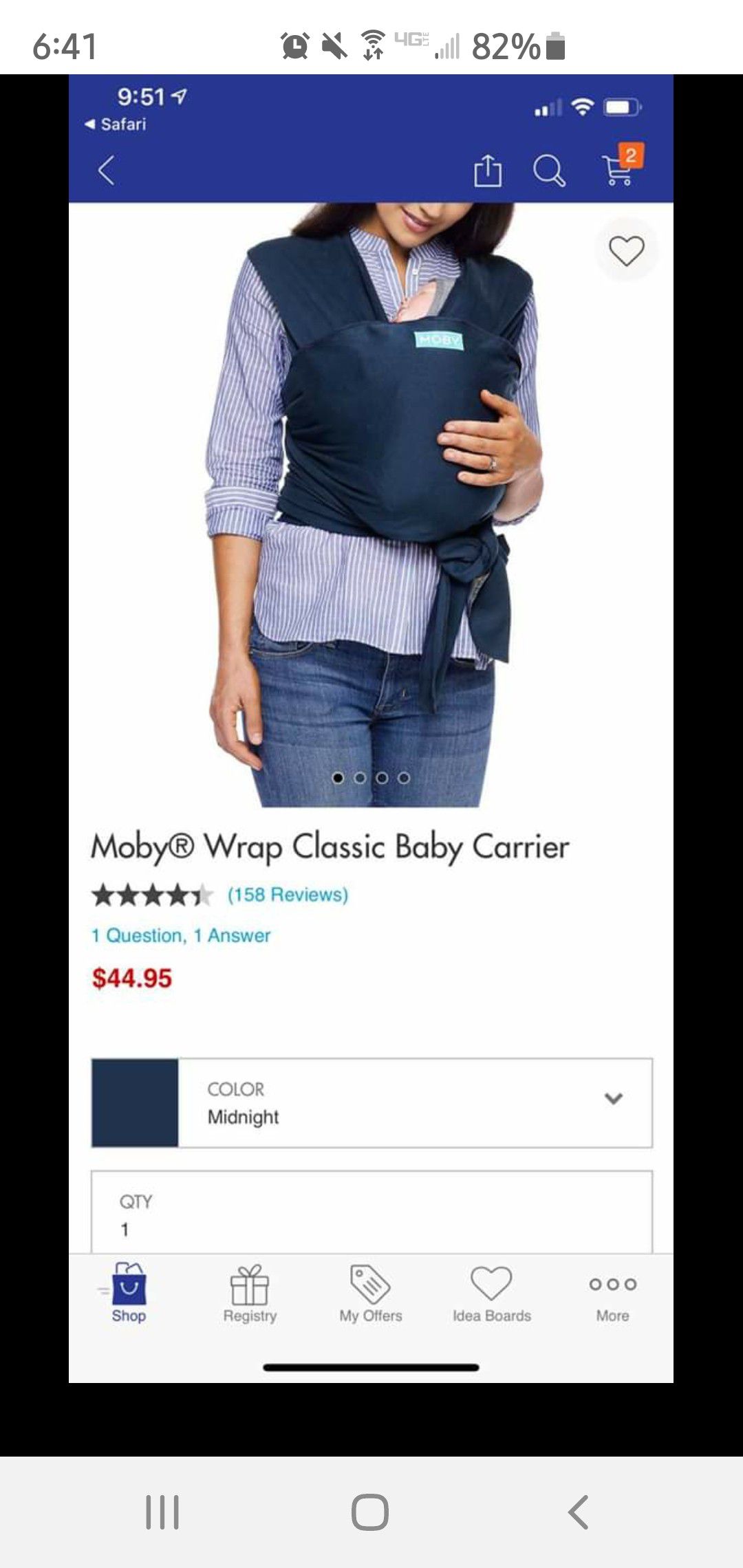 MOBY wrap⁸ baby carrier