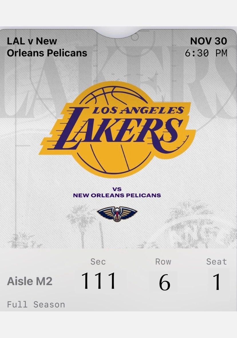 Lakers Vs Pelicans, Phoenix Suns