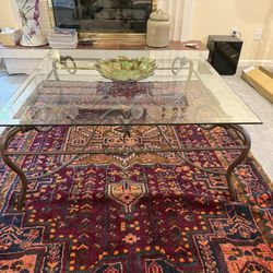 Tempered Glass Table Beveled 